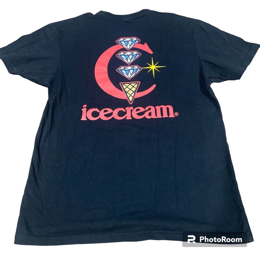 Billionaire Boys Club BBC x Icecream Diamonds Skateboard Logo T-Shirt Size XL